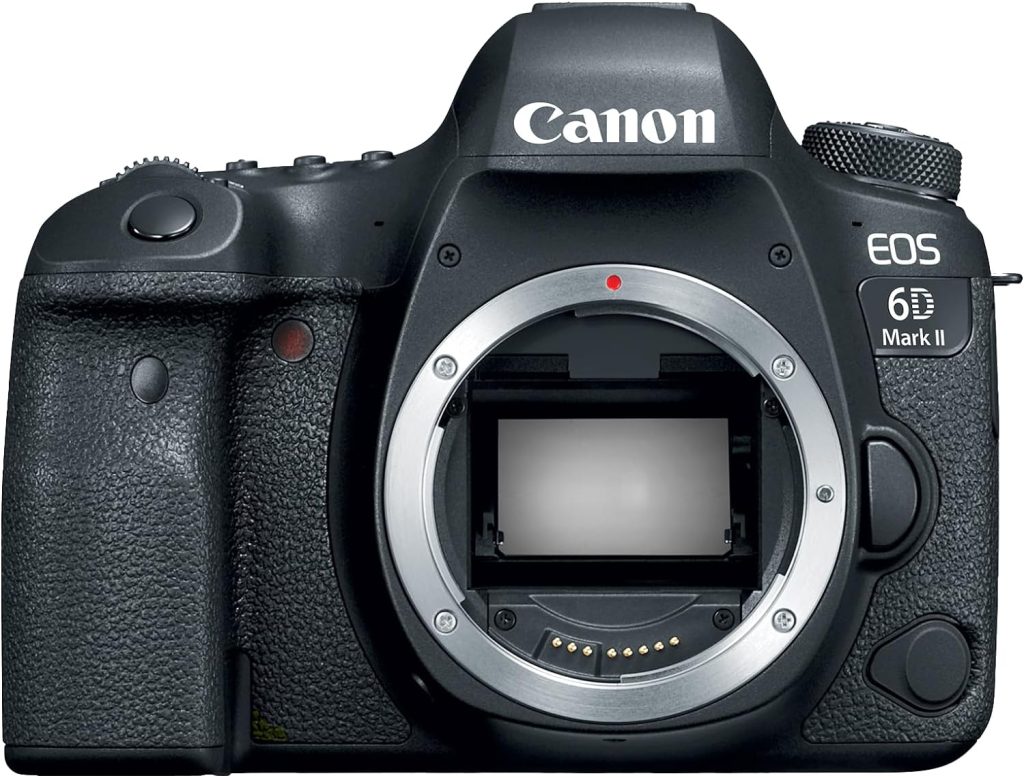 Canon EOS 6D Mark II Digital SLR Camera Body – Wi-Fi Enabled